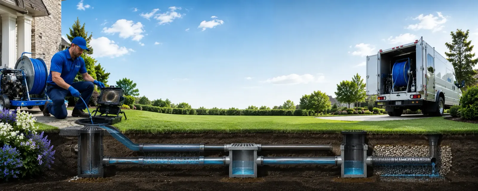 Outdoor drain cleaning information for Ridgeland, WI